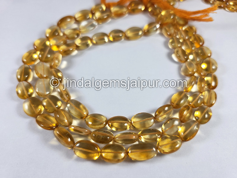 Citrine Smooth Oval Shape Beads Big