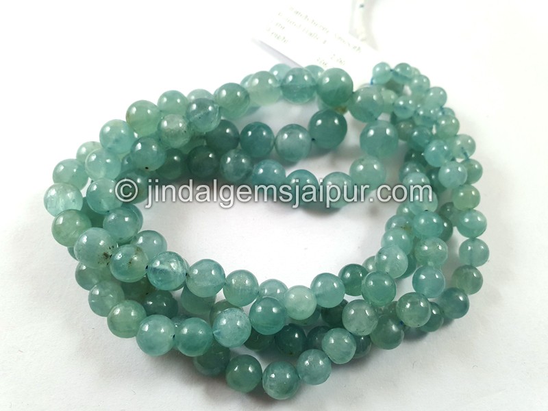 Paraiba Grandidierite Smooth Round Balls Beads