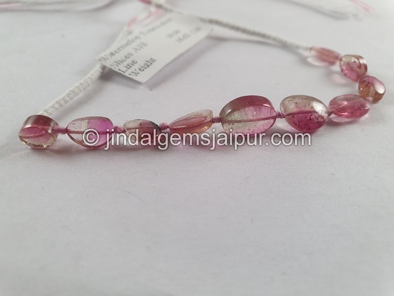 Watermelon Tourmaline Smooth Slices