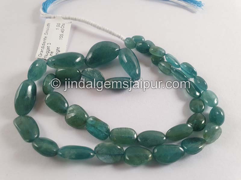 Paraiba Blue Grandidierite Smooth Nugget Beads
