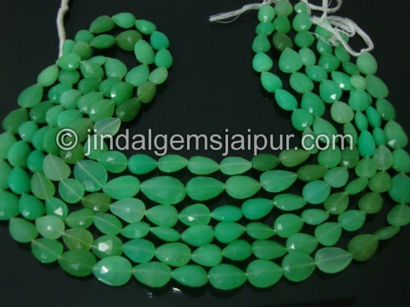 Chrysoprase Faceted Pear