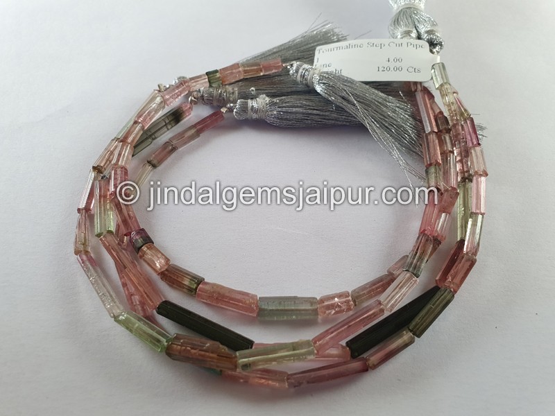 Tourmaline Smooth Pipe Beads