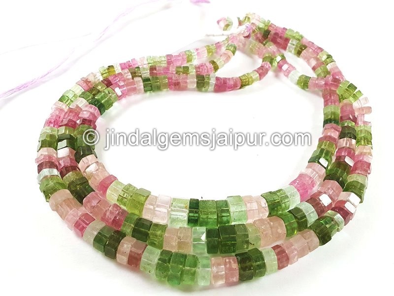 Tourmaline Step Cut Bolt Beads