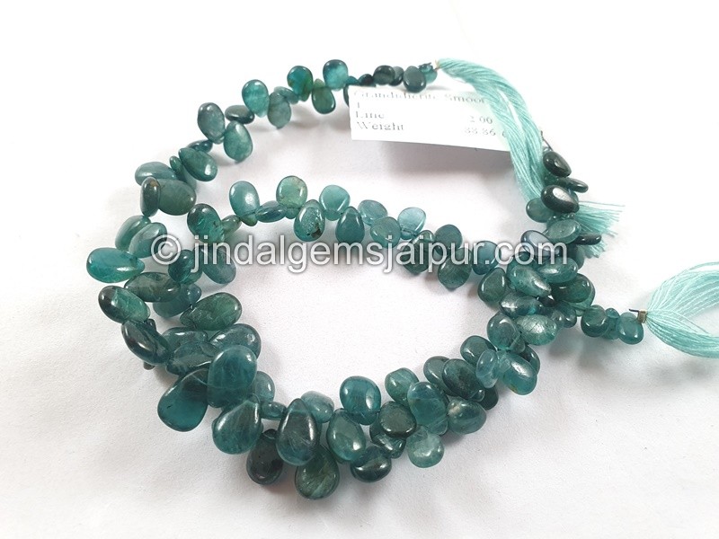 Indicolite Grandidierite Smooth Pear Beads
