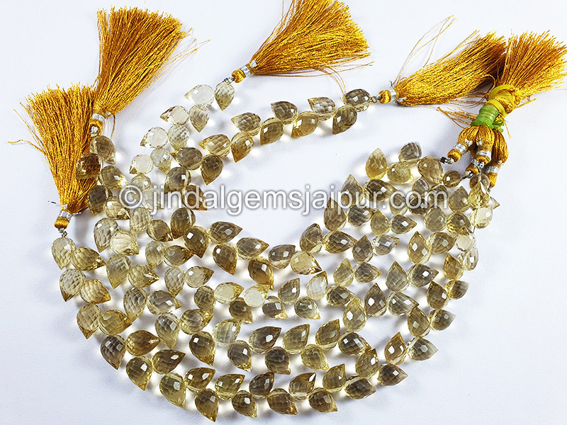 Beer Quartz Tulip Drops Shape Beads