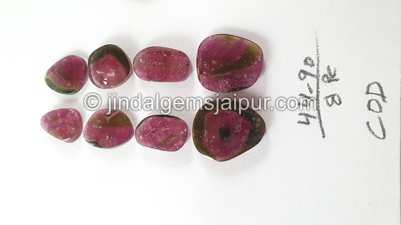 Watermelon Tourmaline Smooth Slices