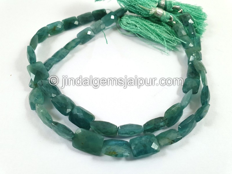 Indicolite Grandidierite Faceted Chicklet Beads