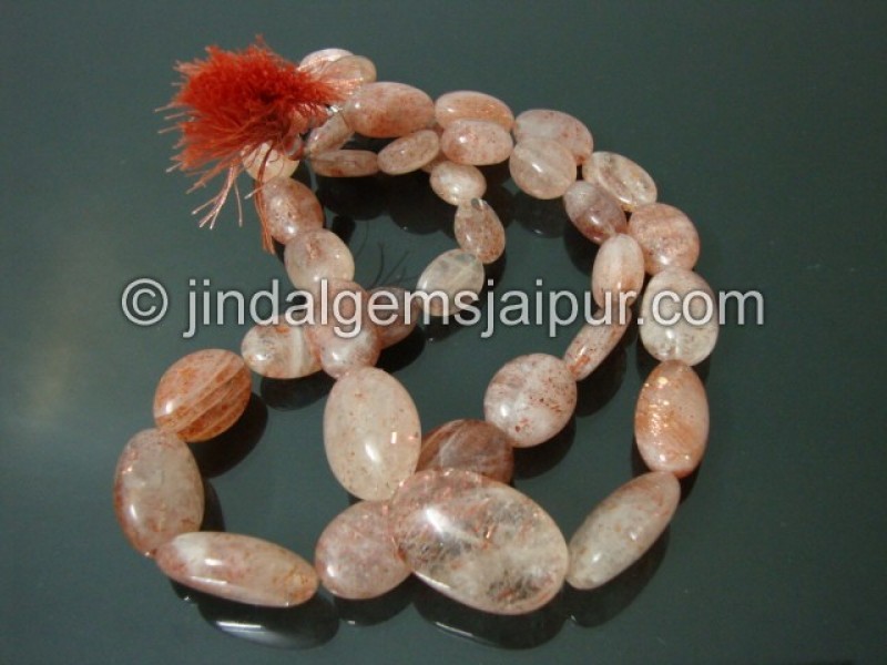 Sunstone Plain Nuggets Shape Beads